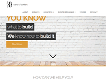 Tablet Screenshot of bandofcoders.com